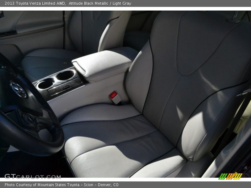 Attitude Black Metallic / Light Gray 2013 Toyota Venza Limited AWD
