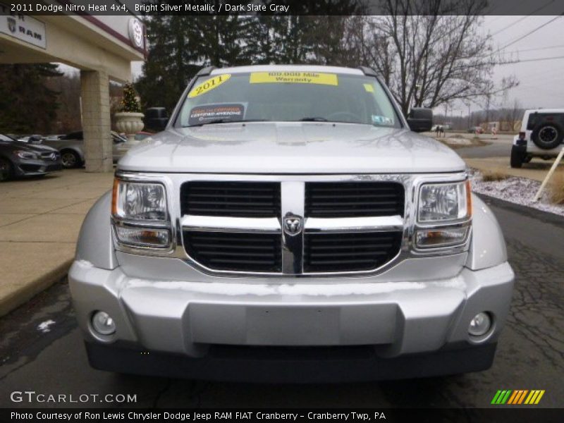 Bright Silver Metallic / Dark Slate Gray 2011 Dodge Nitro Heat 4x4
