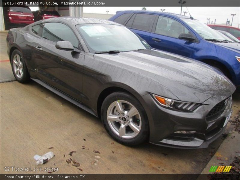 Magnetic Metallic / Ebony 2015 Ford Mustang V6 Coupe