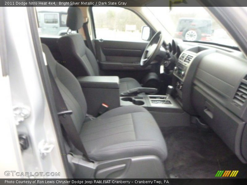 Bright Silver Metallic / Dark Slate Gray 2011 Dodge Nitro Heat 4x4