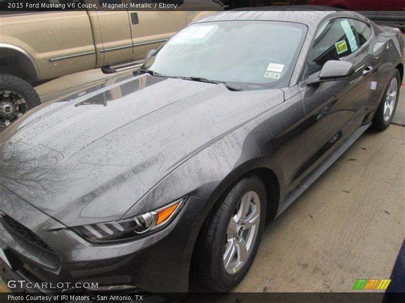 Magnetic Metallic / Ebony 2015 Ford Mustang V6 Coupe