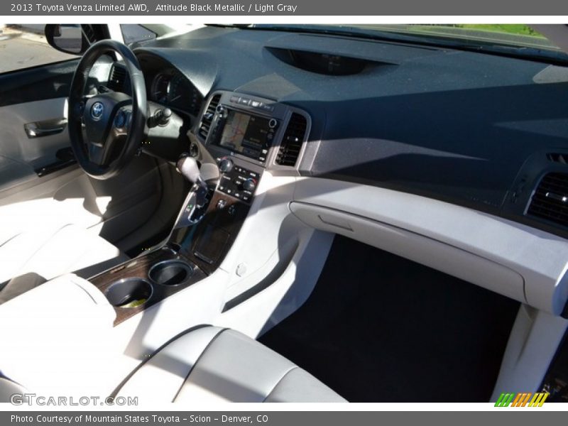 Attitude Black Metallic / Light Gray 2013 Toyota Venza Limited AWD