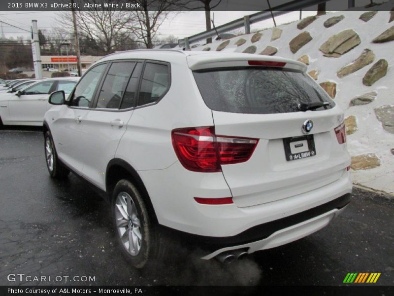 Alpine White / Black 2015 BMW X3 xDrive28i