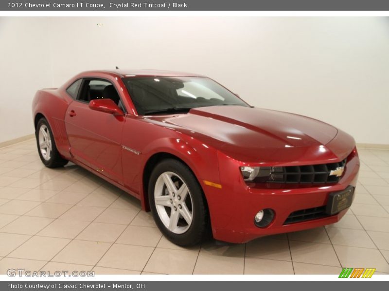 Crystal Red Tintcoat / Black 2012 Chevrolet Camaro LT Coupe