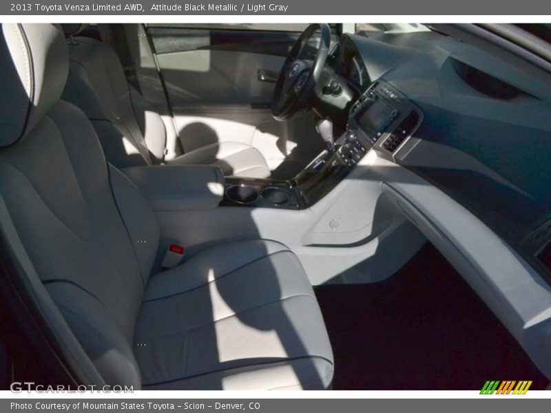 Attitude Black Metallic / Light Gray 2013 Toyota Venza Limited AWD
