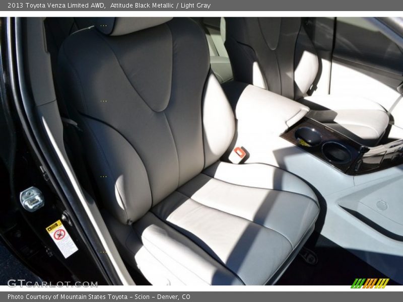 Attitude Black Metallic / Light Gray 2013 Toyota Venza Limited AWD