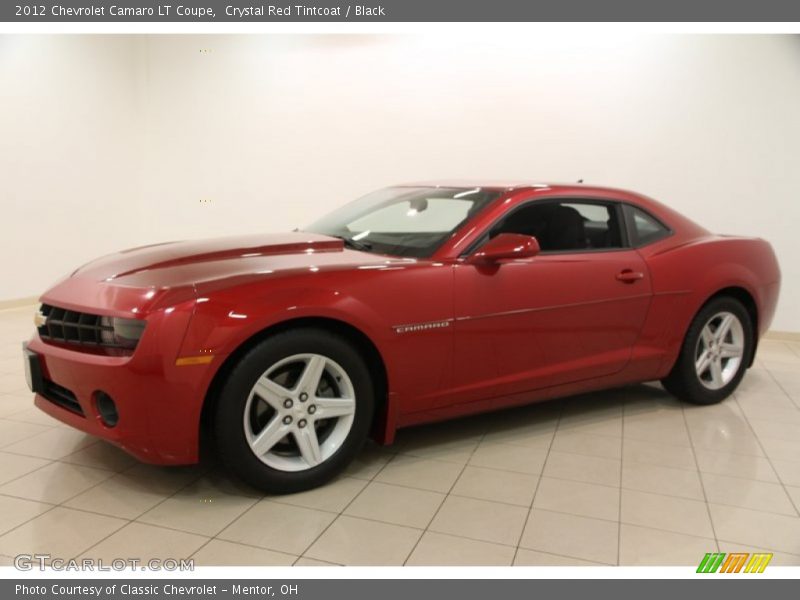 Crystal Red Tintcoat / Black 2012 Chevrolet Camaro LT Coupe