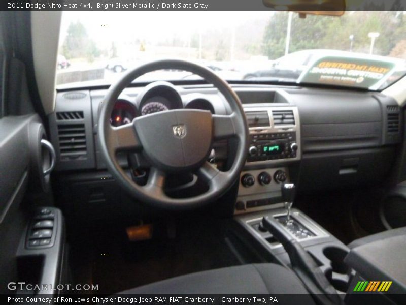 Bright Silver Metallic / Dark Slate Gray 2011 Dodge Nitro Heat 4x4