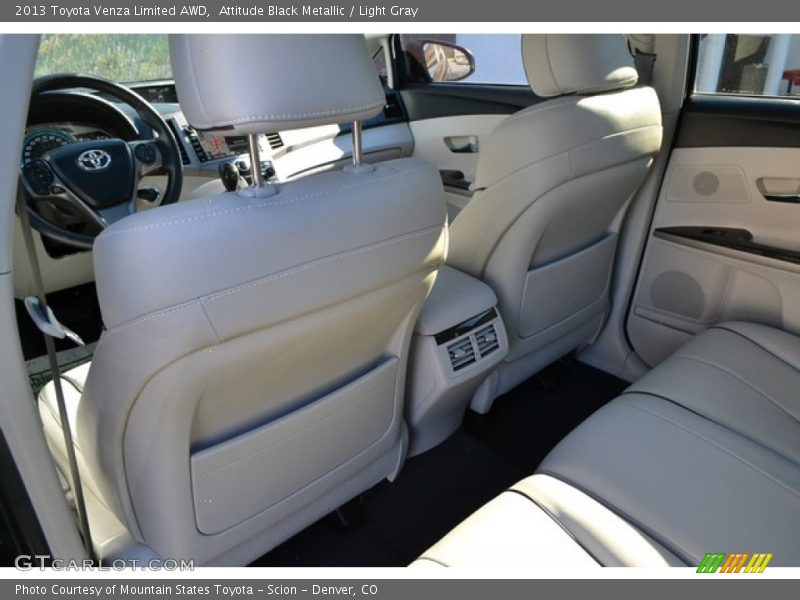 Attitude Black Metallic / Light Gray 2013 Toyota Venza Limited AWD