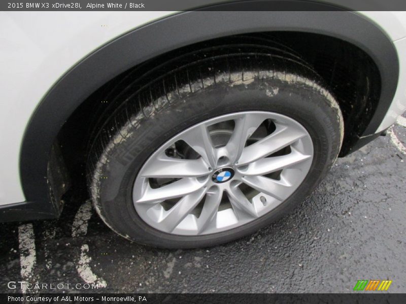 Alpine White / Black 2015 BMW X3 xDrive28i
