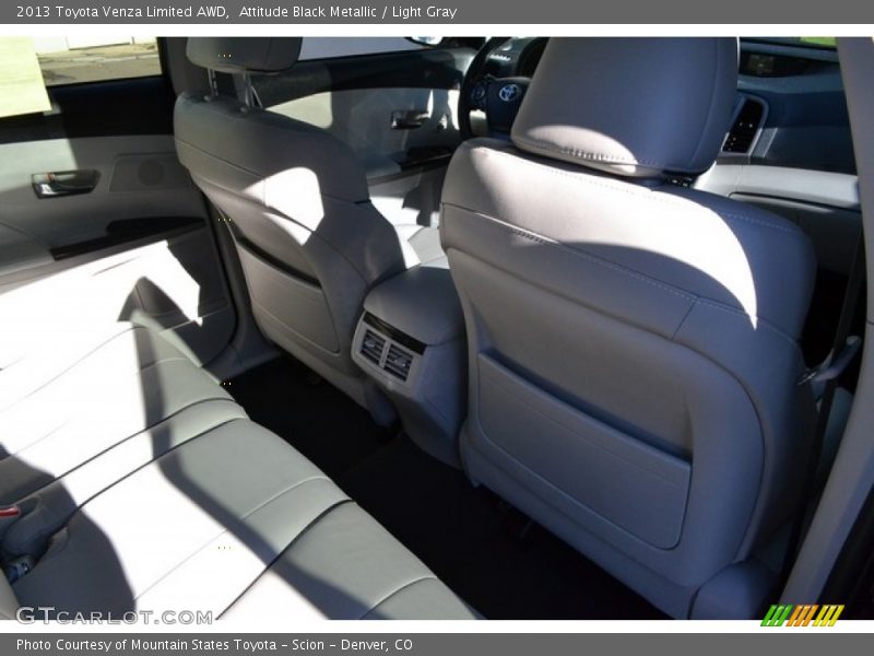 Attitude Black Metallic / Light Gray 2013 Toyota Venza Limited AWD