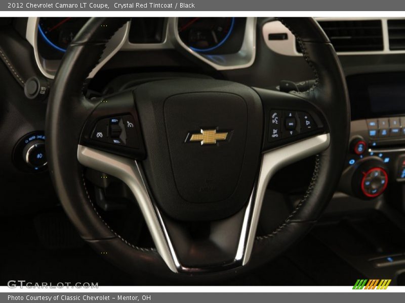 Crystal Red Tintcoat / Black 2012 Chevrolet Camaro LT Coupe