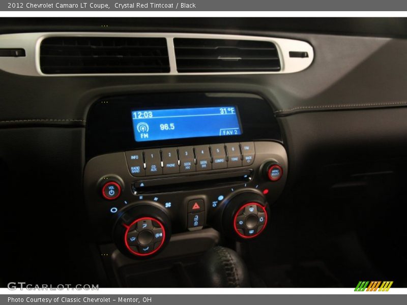 Crystal Red Tintcoat / Black 2012 Chevrolet Camaro LT Coupe