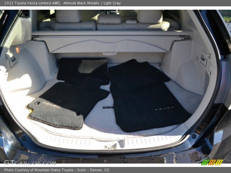 Attitude Black Metallic / Light Gray 2013 Toyota Venza Limited AWD