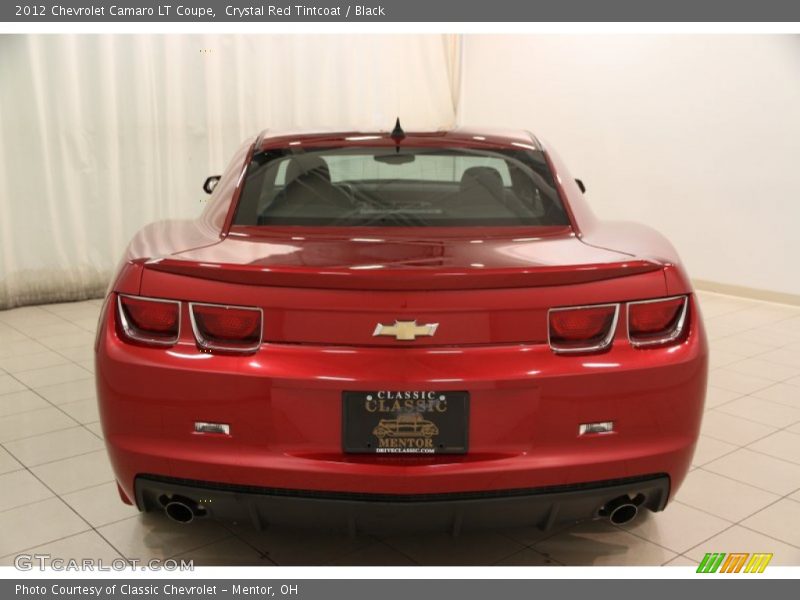 Crystal Red Tintcoat / Black 2012 Chevrolet Camaro LT Coupe