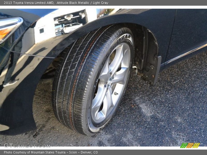 Attitude Black Metallic / Light Gray 2013 Toyota Venza Limited AWD