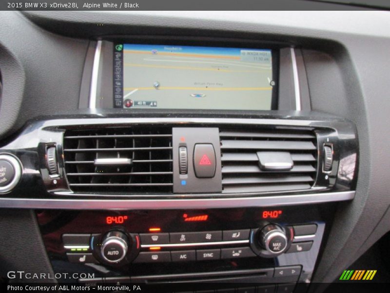 Alpine White / Black 2015 BMW X3 xDrive28i