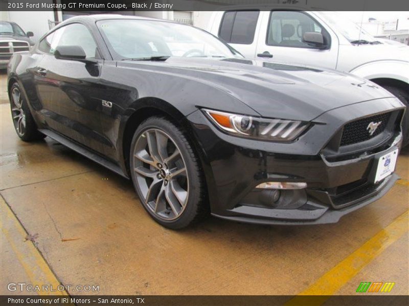 Black / Ebony 2015 Ford Mustang GT Premium Coupe