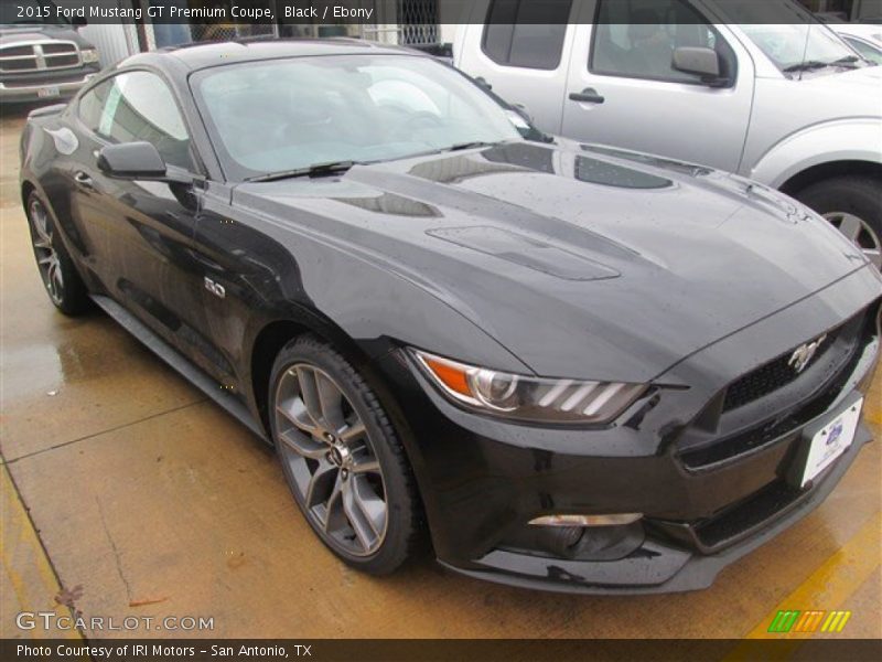 Black / Ebony 2015 Ford Mustang GT Premium Coupe