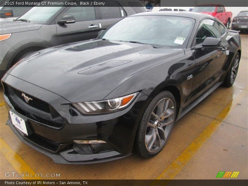 Black / Ebony 2015 Ford Mustang GT Premium Coupe