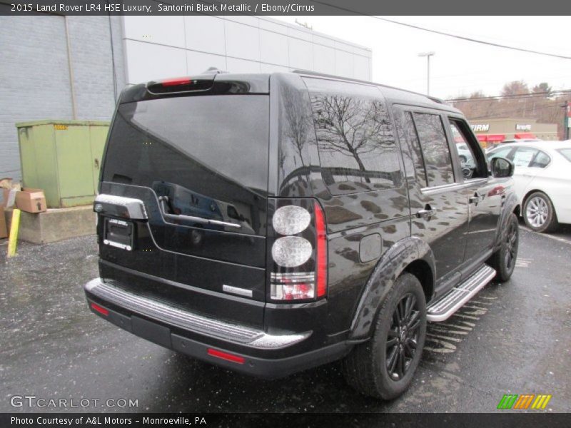 Santorini Black Metallic / Ebony/Cirrus 2015 Land Rover LR4 HSE Luxury