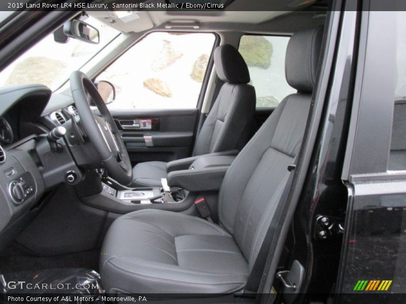 Front Seat of 2015 LR4 HSE Luxury