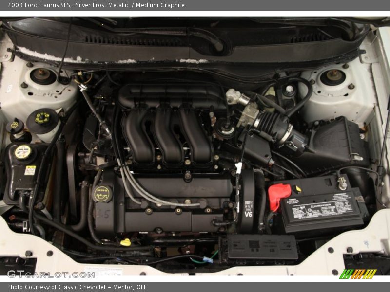 Silver Frost Metallic / Medium Graphite 2003 Ford Taurus SES