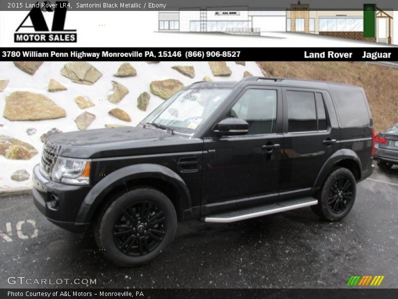 Santorini Black Metallic / Ebony 2015 Land Rover LR4