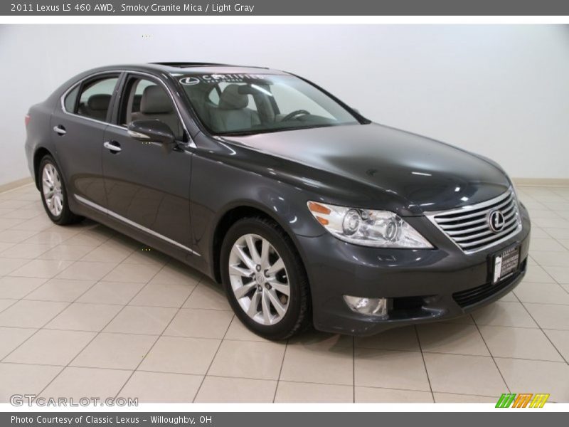 Smoky Granite Mica / Light Gray 2011 Lexus LS 460 AWD