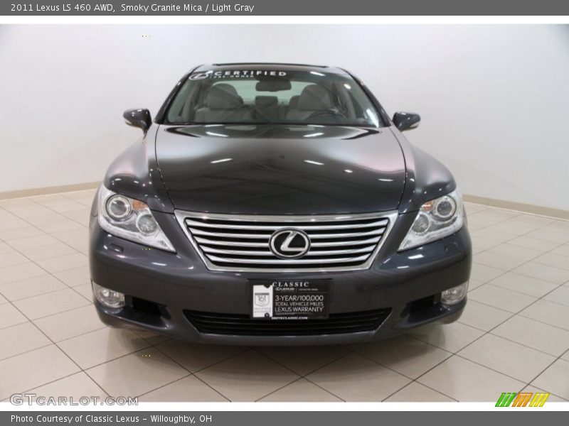 Smoky Granite Mica / Light Gray 2011 Lexus LS 460 AWD