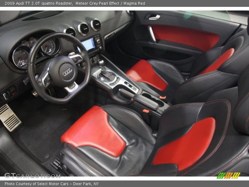  2009 TT 2.0T quattro Roadster Magma Red Interior