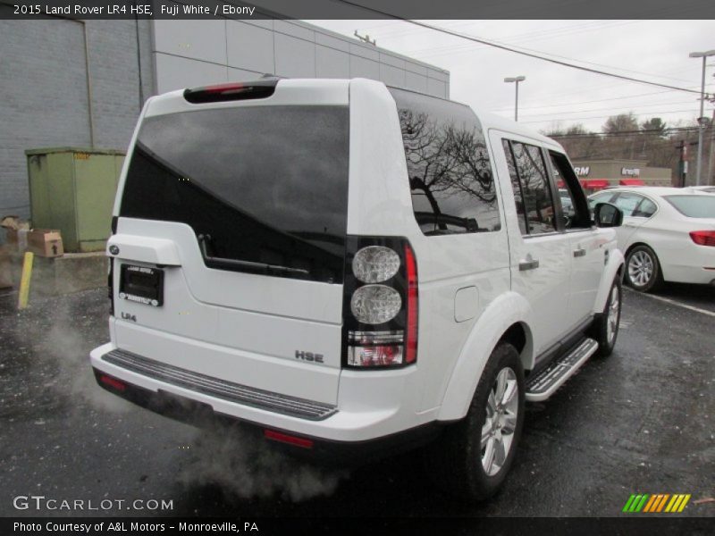 Fuji White / Ebony 2015 Land Rover LR4 HSE