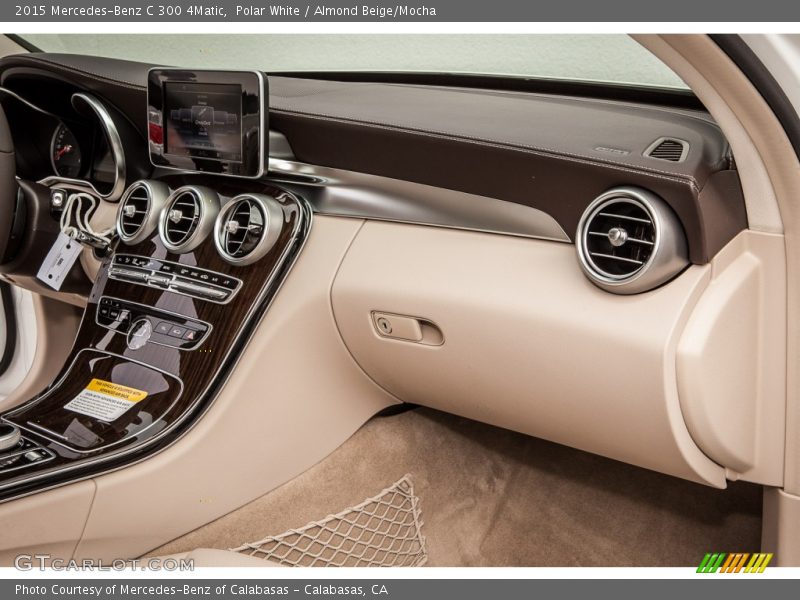 Polar White / Almond Beige/Mocha 2015 Mercedes-Benz C 300 4Matic