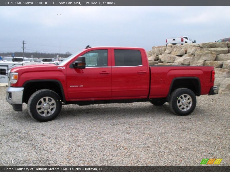 Fire Red / Jet Black 2015 GMC Sierra 2500HD SLE Crew Cab 4x4