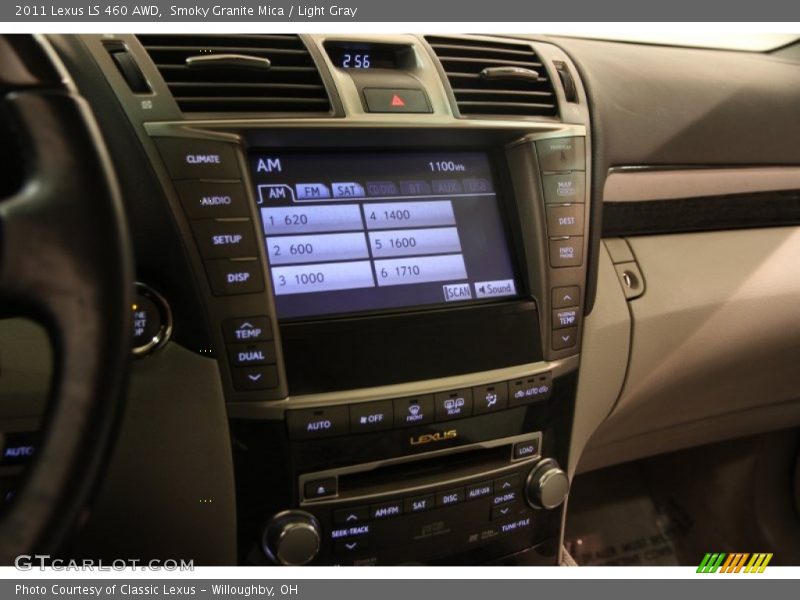 Smoky Granite Mica / Light Gray 2011 Lexus LS 460 AWD