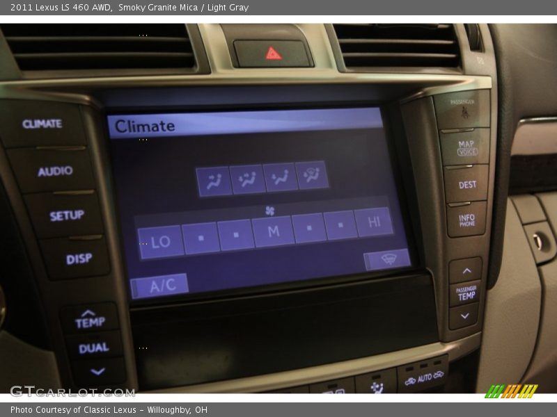 Smoky Granite Mica / Light Gray 2011 Lexus LS 460 AWD