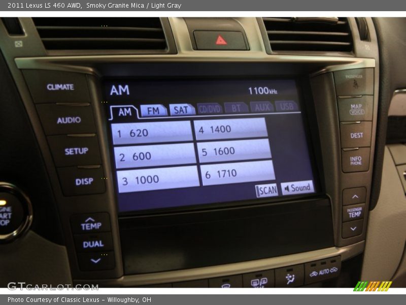 Smoky Granite Mica / Light Gray 2011 Lexus LS 460 AWD