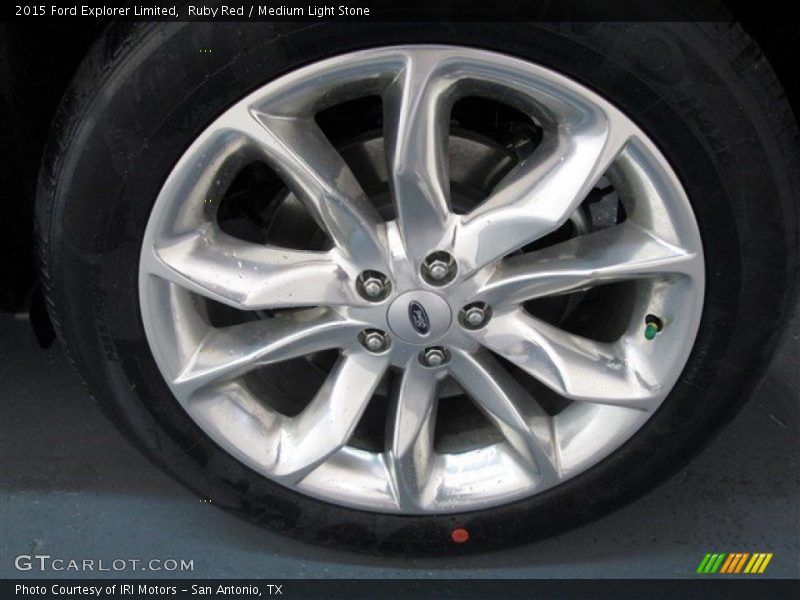 Ruby Red / Medium Light Stone 2015 Ford Explorer Limited