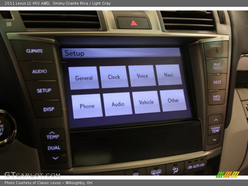 Smoky Granite Mica / Light Gray 2011 Lexus LS 460 AWD