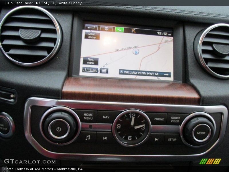 Navigation of 2015 LR4 HSE