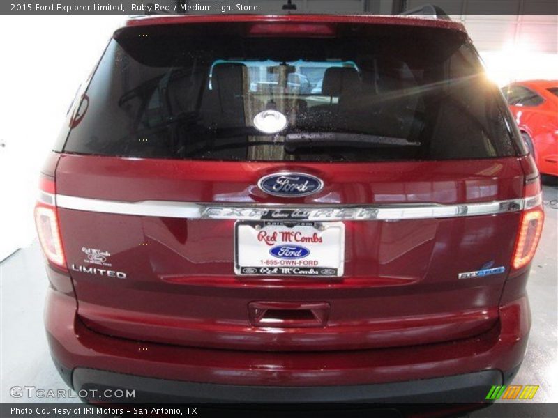 Ruby Red / Medium Light Stone 2015 Ford Explorer Limited