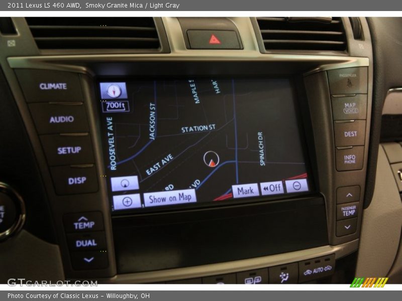 Smoky Granite Mica / Light Gray 2011 Lexus LS 460 AWD