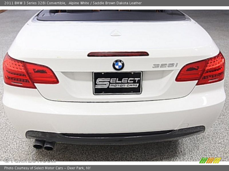 Alpine White / Saddle Brown Dakota Leather 2011 BMW 3 Series 328i Convertible