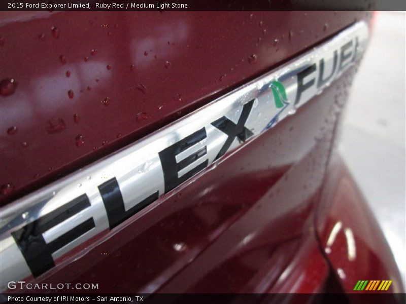 Ruby Red / Medium Light Stone 2015 Ford Explorer Limited