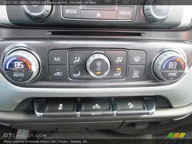 Fire Red / Jet Black 2015 GMC Sierra 2500HD SLE Crew Cab 4x4