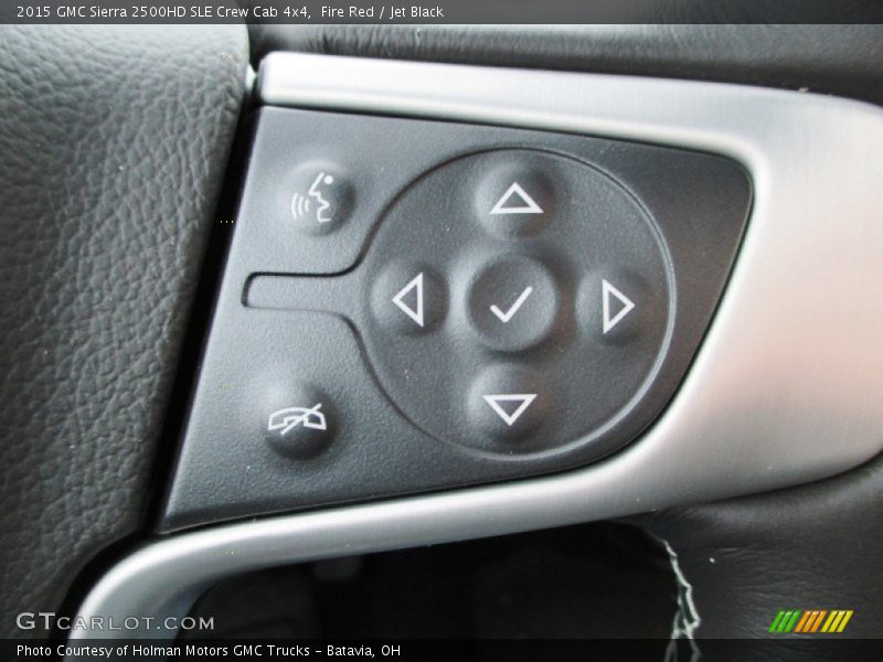 Fire Red / Jet Black 2015 GMC Sierra 2500HD SLE Crew Cab 4x4