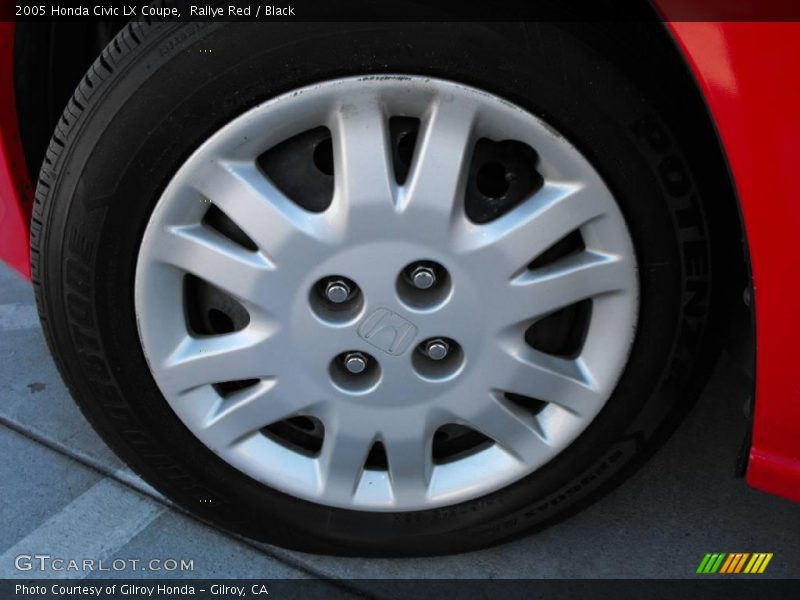 Rallye Red / Black 2005 Honda Civic LX Coupe