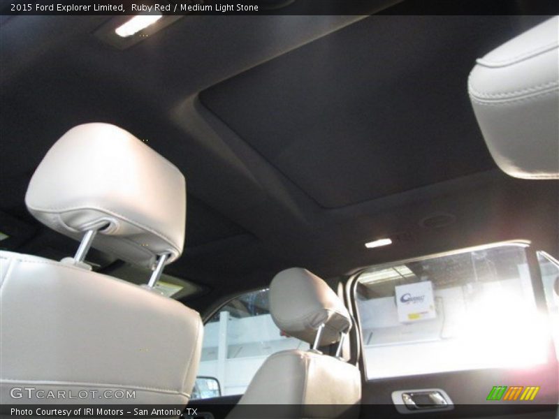 Ruby Red / Medium Light Stone 2015 Ford Explorer Limited