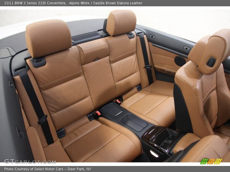 Rear Seat of 2011 3 Series 328i Convertible