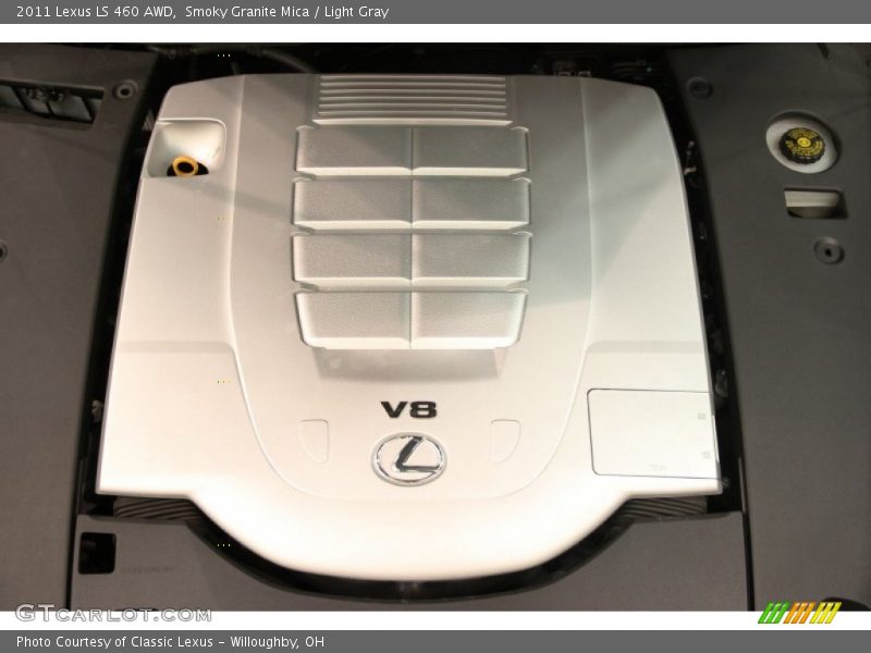 Smoky Granite Mica / Light Gray 2011 Lexus LS 460 AWD